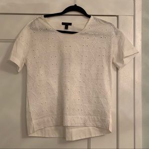 White short sleeve J.Crew shirt